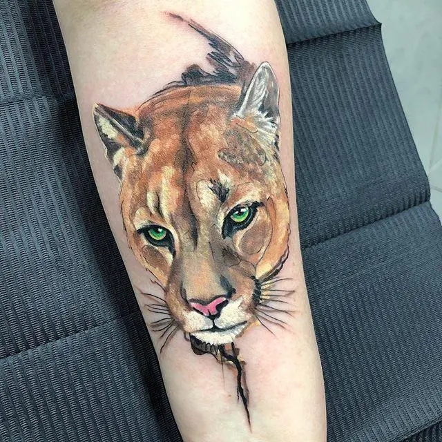 70 tatuaxes de puma: mellores deseños e significado