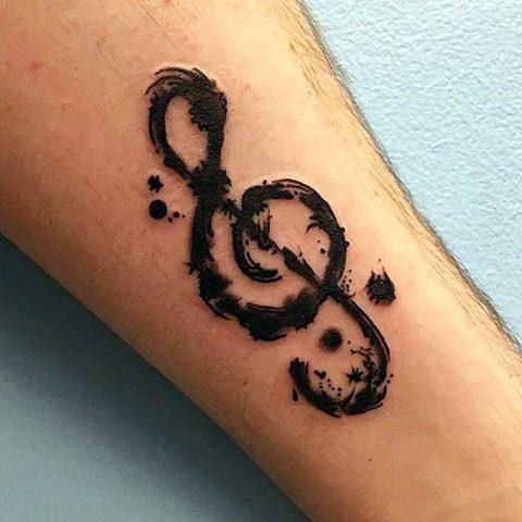 79 tatuaggi chiave di violino (e il loro significato)