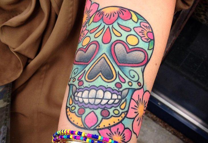 90 mehiških tetovaž lobanje in njihov pomen