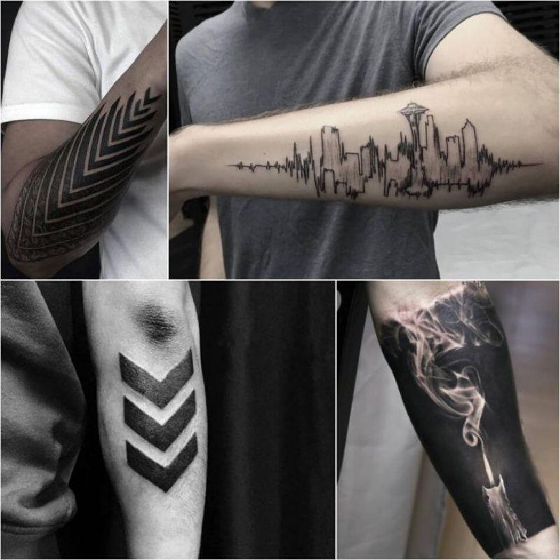 팔에 멋진 아이디어를 주는 남성을 위한 95개의 문신