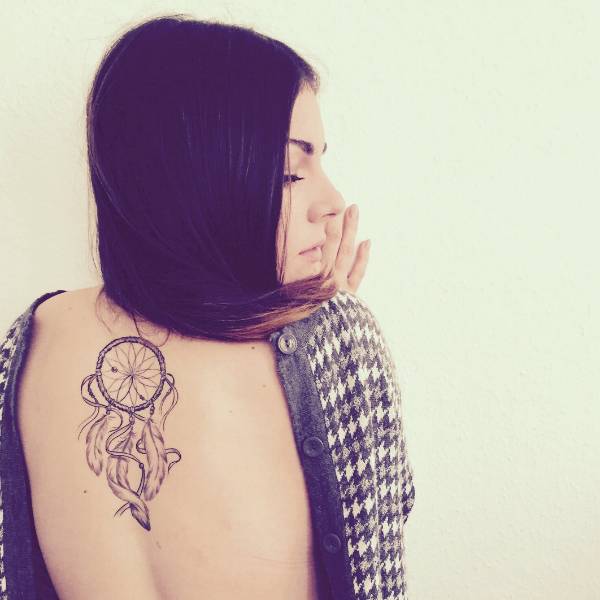 98 красивых и женственных татуировок Ловец снов
