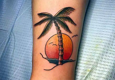 99 tatuaggi di palme (e il loro significato)