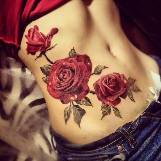 99朵玫瑰花纹身