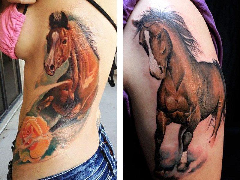 Enchanting horse tattoos - ideas and meaning
