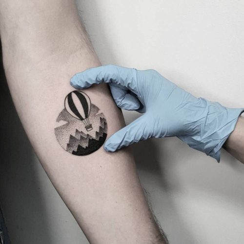 Черно-белые татуировки для мужчин
