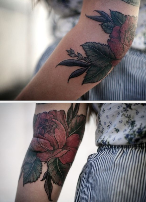 Цветочные татуировки для женщин, красивые дизайны