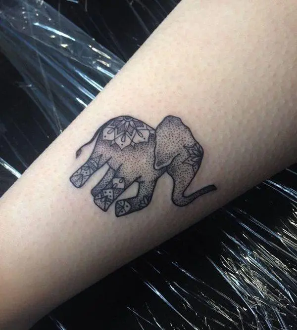 Egyptian Elephant Tattoo