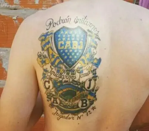 Действительно эффектные татуировки Boca Juniors