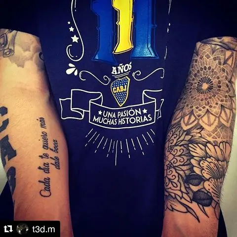 Действительно эффектные татуировки Boca Juniors