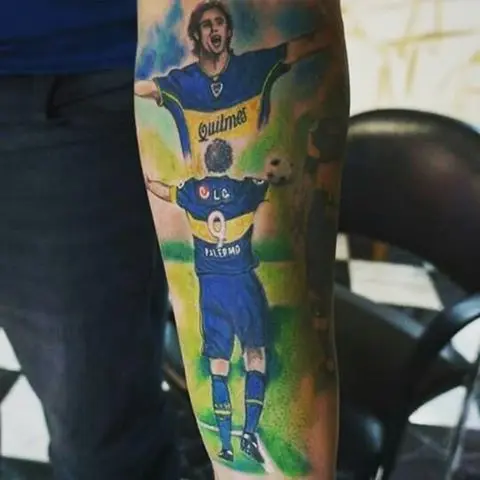 Действительно эффектные татуировки Boca Juniors