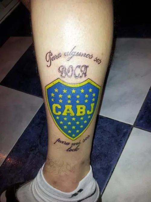 Действительно эффектные татуировки Boca Juniors