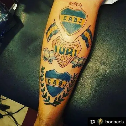 Действительно эффектные татуировки Boca Juniors