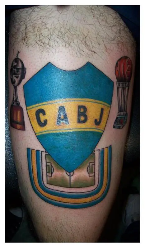 Действительно эффектные татуировки Boca Juniors