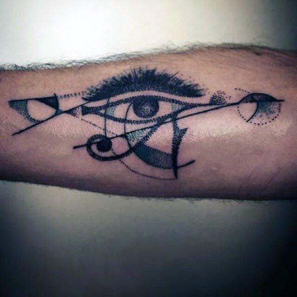 эскизы татуировок глаз для мужчин 1