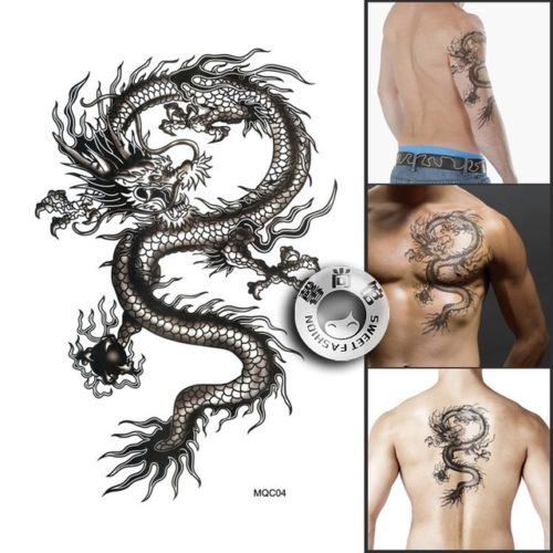 Татуировка Извивающийся дракон