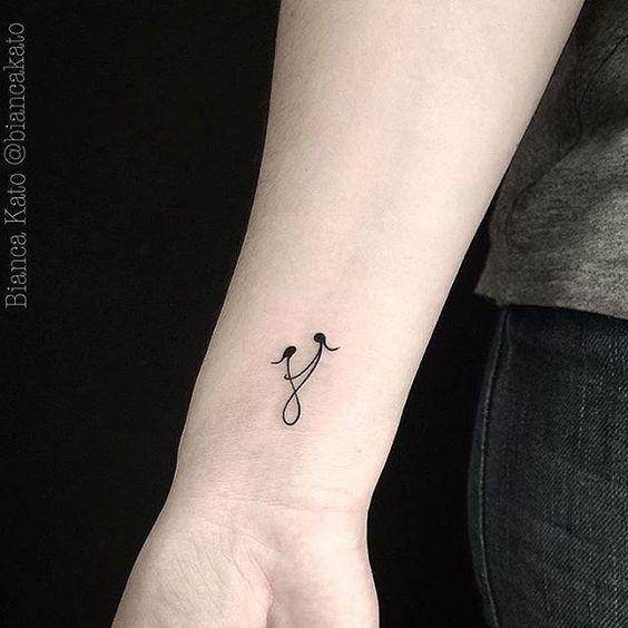 Fotos de tatuatges de dones, petits i mini tatuatges