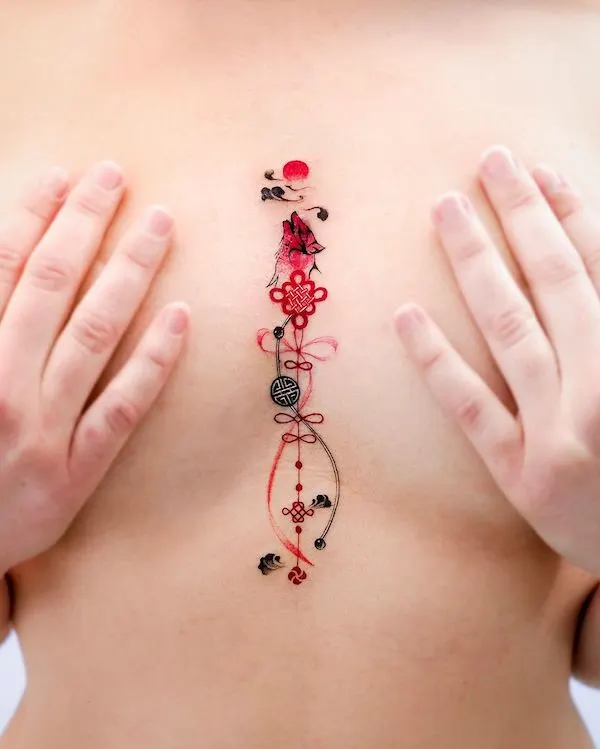 Значение татуировок в зависимости от области тела