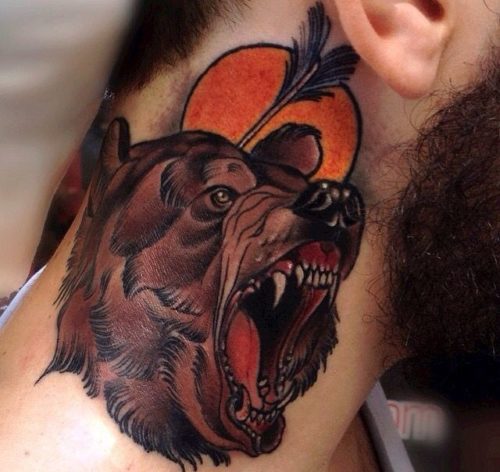 Креативные татуировки животных для мужчин