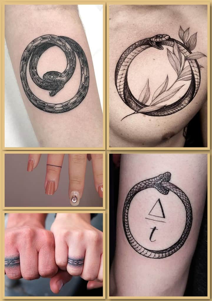 Okrogle tetovaže, kaj pomenijo in slike