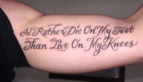 Лучшие фразы из жизни для татуажа