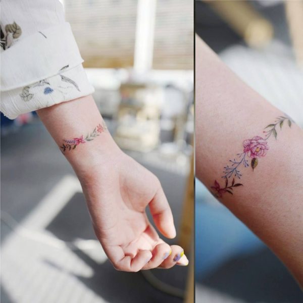 Нежные, тонкие и элегантные татуировки для женщин
