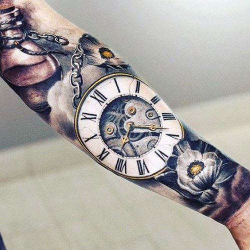 Оригинальные идеи татуировки часов [2019]