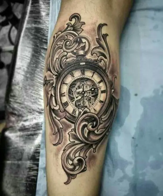 Relojes tatuados en online el brazo