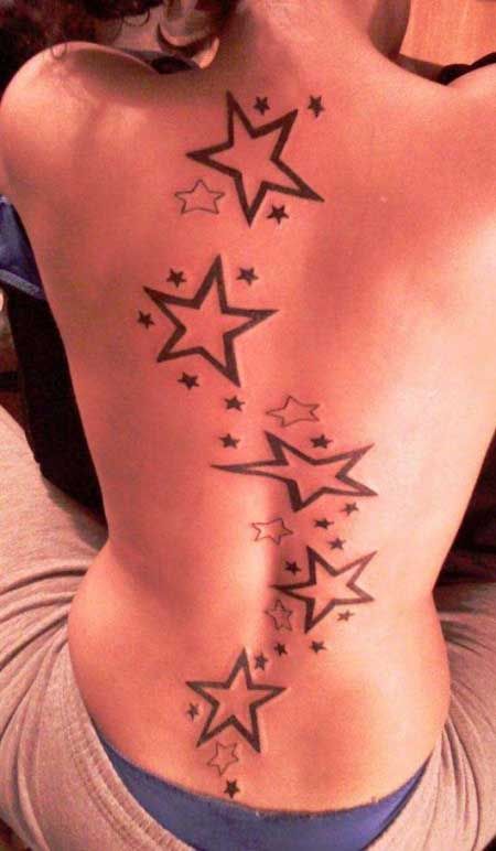 САМЫЕ ЛУЧШИЕ Звездные Татуировки. Фотографии, рисунки и значения