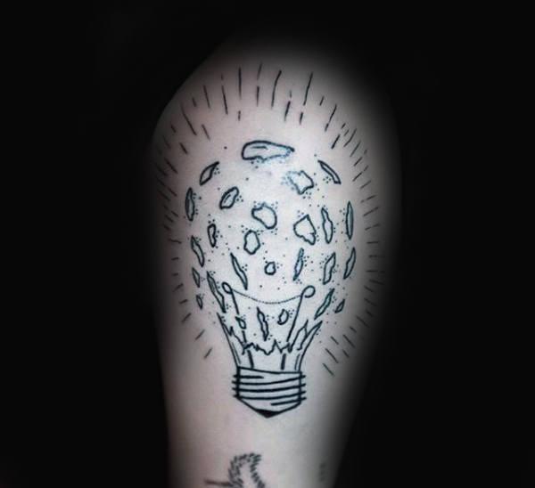 light bulb tattoo 139.