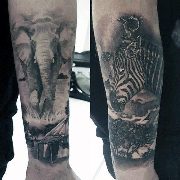 татуировка животных 38