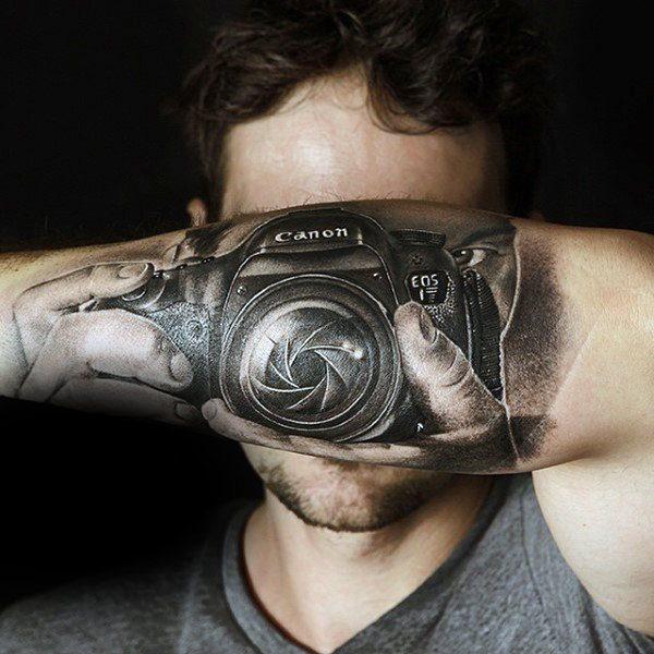 татуировки фотоаппараты 41