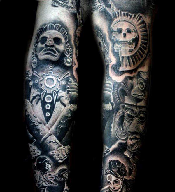 ацтекские татуировки 199