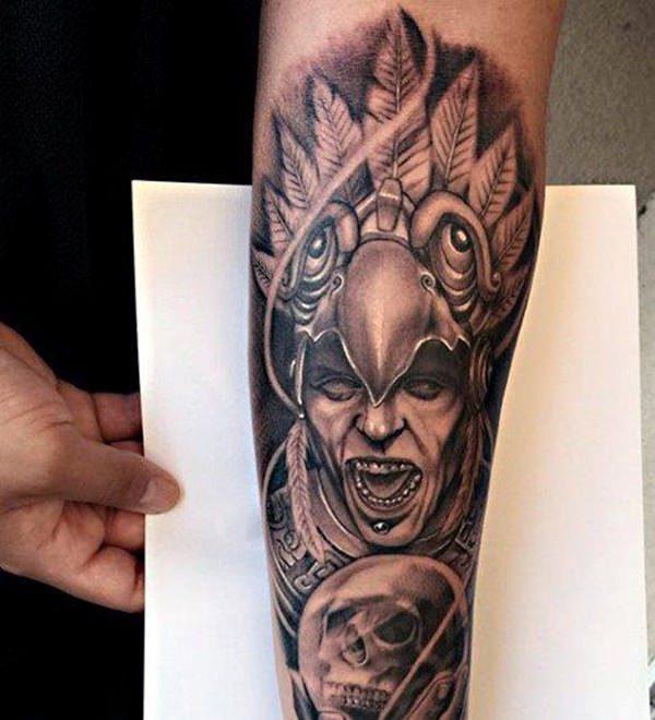 ацтекские татуировки 239