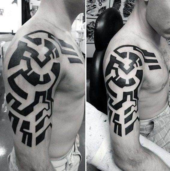 Männer moderne tattoos Tätowierungen Motive