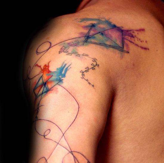 воздушный змей татуировки 15