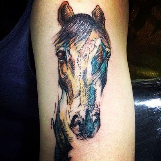 лошадь татуировки 08