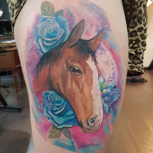 лошадь татуировки 104
