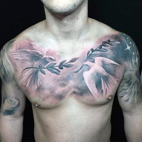 голубь татуировки 364