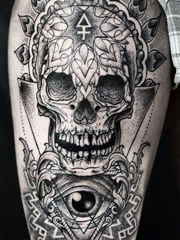 skull tattoo 200.