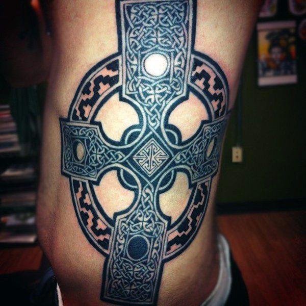 Кельтский крест тату 129