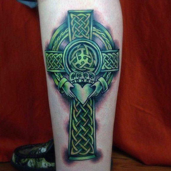 тату кельтский крест 145
