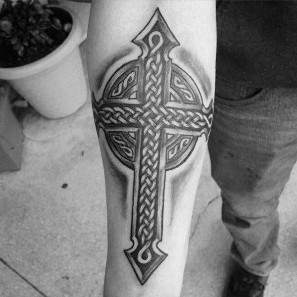 тату кельтский крест 201