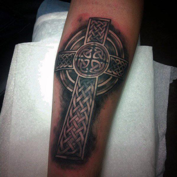 Кельтский крест тату 213