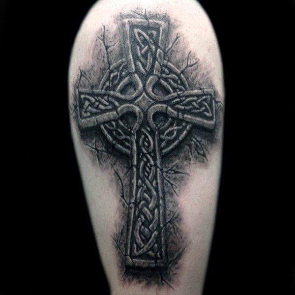 тату кельтский крест 221