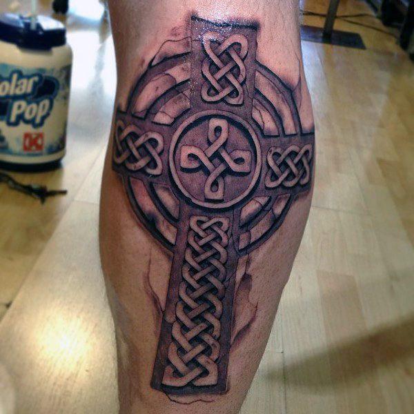 кельтский крест тату 273
