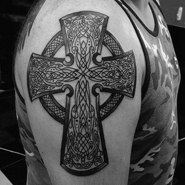 кельтский крест тату 281