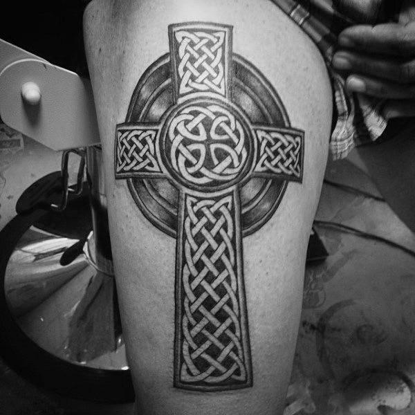 Кельтский крест тату 289