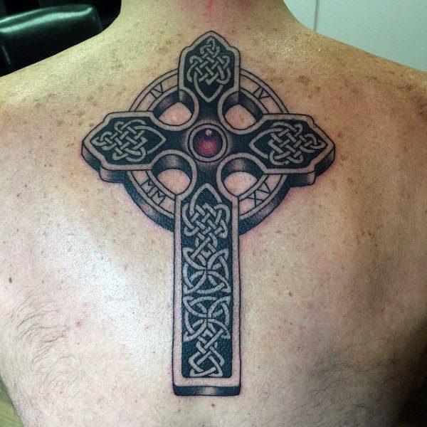 тату кельтский крест 337