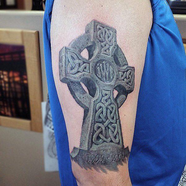 тату кельтский крест 61