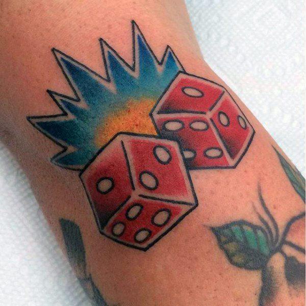 Cube tattoos are mostly used by men, although some women use them as well. 